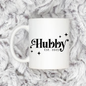 Hubby Est Jahr jedes farbigen eleganten Retro-Schr Kaffeetasse
