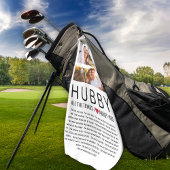 Hubby Foto Collage Dinge, die wir Liebe über Sie L Golfhandtuch