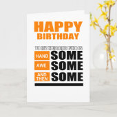 Hubby-Geburtstag Karte (Gelbe Blume)