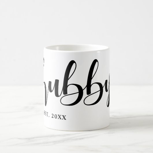 Hubby-Kalligraphie Kaffeetasse (Mittel)