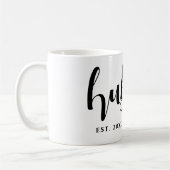 Hubby-Kalligraphie Kaffeetasse (Links)