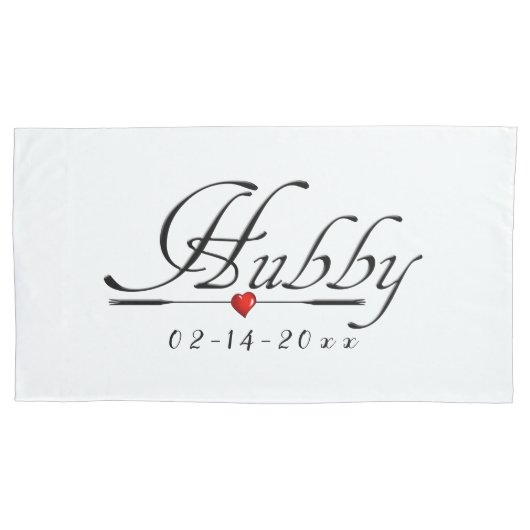 Hubby-Liebe (Husband) Kissenbezug (Vorderseite)