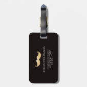 Hubby | Mr Black u. Gepäckanhänger (Rückseite vertikal)