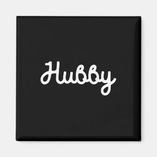 Hubby Mr. Mister Groom bei Hochzeit mit Bride Vint Magnet