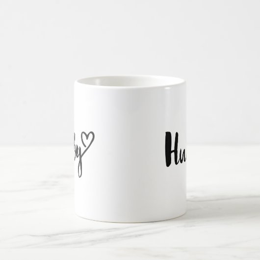 Hubby Mug Wedding Engagement Gift Coffee Cup Kaffeetasse (Mittel)