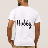 Hubby-Paare-Ehe T-Shirt (Rückseite)
