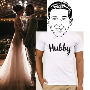 Hubby-Paare-Ehe T-Shirt