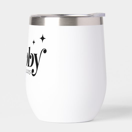 Hubby-Schriftart aller Farben, elegant Retro-Stars (Links)