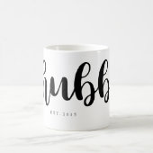 Hubby-Skript-Rosa-Herz Kaffeetasse (Mittel)