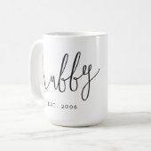 Hubby-Tasse Kaffeetasse (Vorderseite Links)