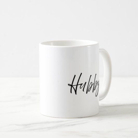 Hubby-Tasse Kaffeetasse (VorderseiteRechts)