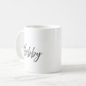 Hubby-Tasse Kaffeetasse (Vorderseite Links)