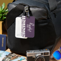 Hubby Tribal African Plum Lila MR