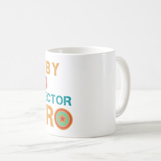 Hubby Vater Protector Hero Kaffeetasse (VorderseiteRechts)