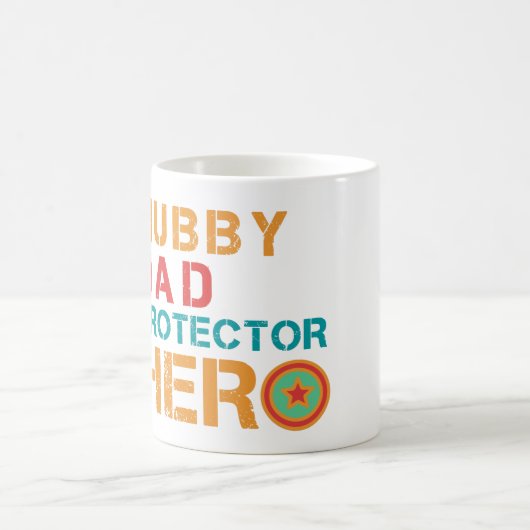 Hubby Vater Protector Hero Kaffeetasse (Mittel)