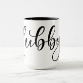 Hubby Wedding Tasse mit Schwarz Interieur (Zentrum)