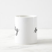 Hubby & Wifey Couple Tasse (Personalize Wifey) (Mittel)
