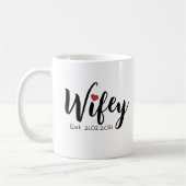 Hubby & Wifey Couple Tasse (Personalize Wifey) (Links)