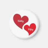 Hubby Wifey-Magnet Magnet (Vorne)