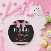 Hubby Wifey Wedding Anniversary Party Pappteller (Party)