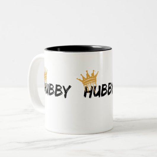 Hubby  zweifarbige tasse (Vorderseite Links)