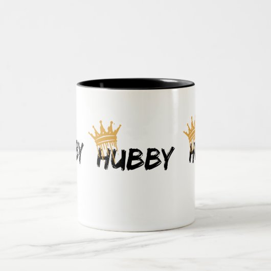 Hubby  zweifarbige tasse (Mittel)