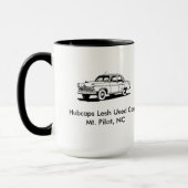Hubcaps Lesh benutzte Auto-Tasse Tasse (Links)