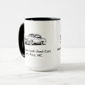 Hubcaps Lesh benutzte Auto-Tasse Tasse (Vorderseite Links)