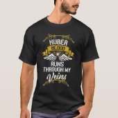 Huber Blut fließt durch meine Adern T-Shirt (Vorderseite)