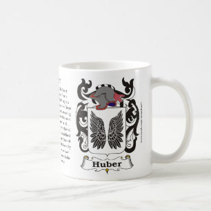 Huber, Geschichte, Bedeutung und die Wappen-Tasse Kaffeetasse