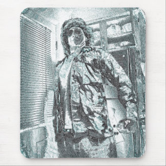 Huber in der Uniform Mousepad