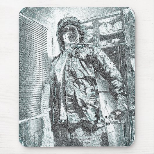 Huber in der Uniform Mousepad (Vorne)