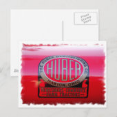 Huber Tractor-Logo Postkarte (Vorne/Hinten)