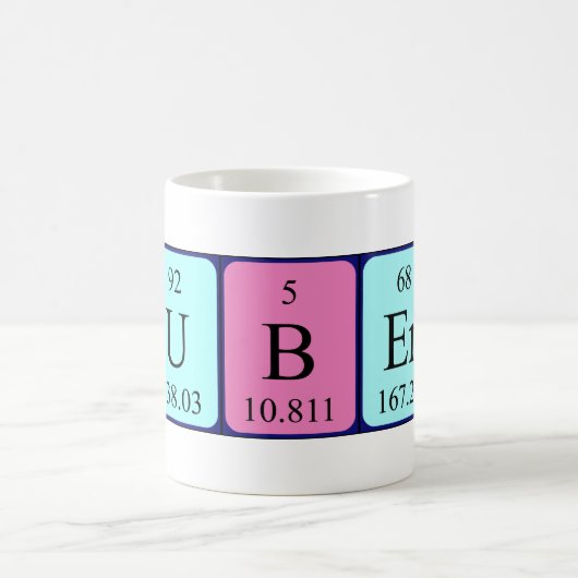 Hubert Periodenname Tasse (Mittel)