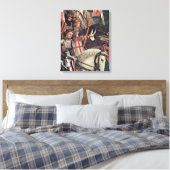 Hubert van Eyck - Die rechten Ritterdetails Leinwanddruck (Insitu (Schlafzimmer))