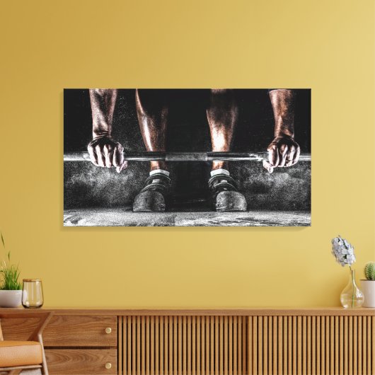 Hubgewichte Leinwanddruck (Insitu (Wohnzimmer))