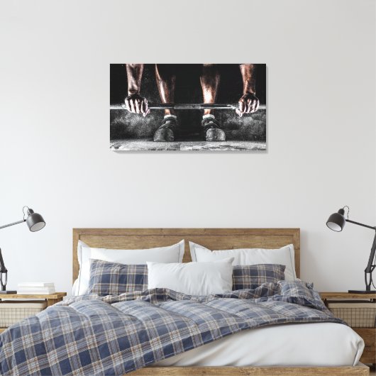Hubgewichte Leinwanddruck (Insitu (Schlafzimmer))