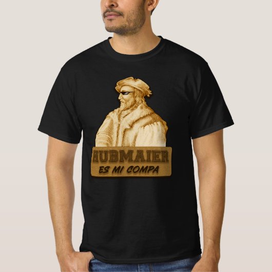 Hubmaier es mi Compa(Gold) - Económica T-Shirt (Vorderseite)