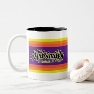 Hubrimility einfach genug Ego Bright Bars Gfx Zweifarbige Tasse