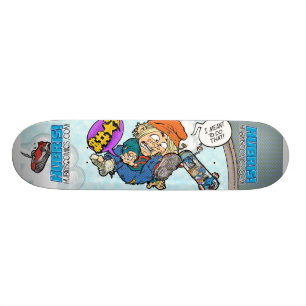 Hubris-Skate-Plattform, die Paste kennzeichnet Skateboard