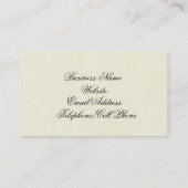 Hubs und Tauben Visitenkarte (Rückseite)