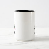 HÜBSCH A MIT MONOGRAMM ZWEIFARBIGE TASSE (Mittel)