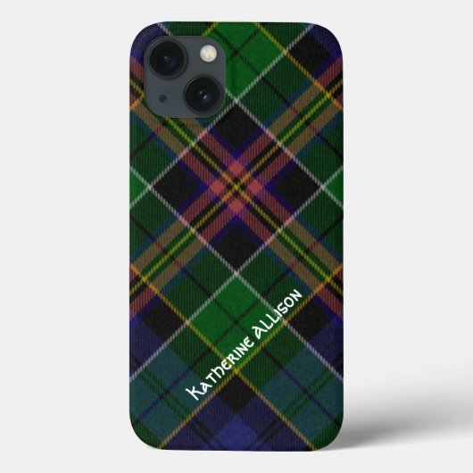 Hübsch Allison Tartan Kariert Case-Mate iPhone Hülle (Rückseite)