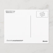 Hübsch als Lila Bild. Postkarte (Rückseite)