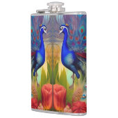 Hübsch als Pfau Flachmann (Links)