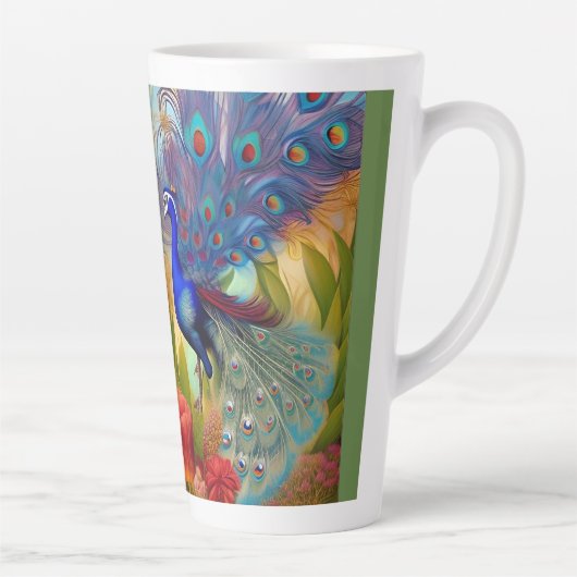 Hübsch als Pfau Milchtasse (Rechts)