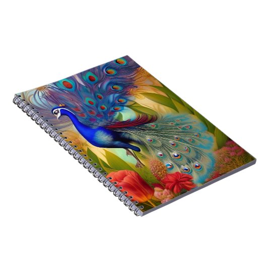 Hübsch als Pfau Notizblock (Rechte Seite)