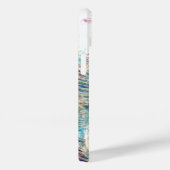 Hübsch als Pfauenpastellweiß Case-Mate iPhone Hülle (Rückseite / Rechts)