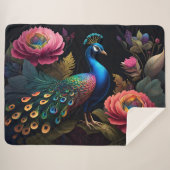 Hübsch als Pfauenpfau Sherpadecke (Vorderseite (Horizontal))