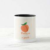 Hübsch als Pfirsich Tasse (Zentrum)